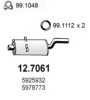  127061 End Silencer